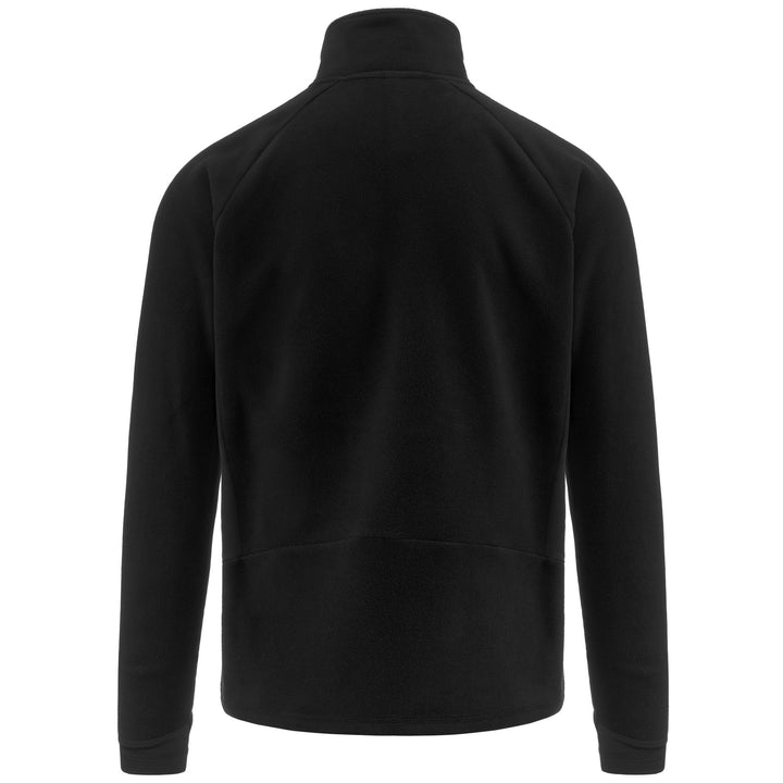 Fleece Man 6CENTO 687N Jacket BLACK Dressed Side (jpg Rgb)		