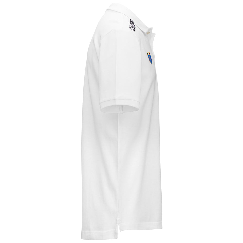 Polo Shirts Man POLO KAPPA MSS OPEN ITALIA Polo WHITE Dressed Front (jpg Rgb)	