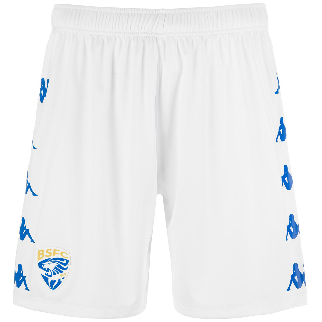 Shorts Man CURCHETA BRESCIA Sport  Shorts WHITE-LT BLUE Photo (jpg Rgb)			