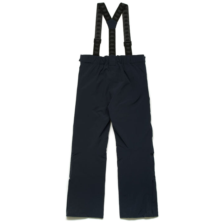 Pants Kid unisex 6CENTO 689 KID Sport Trousers BLUE DK-BLACK Dressed Front (jpg Rgb)	