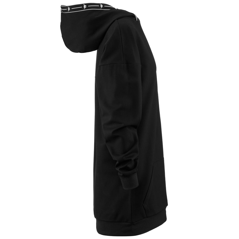 Fleece Woman AUTHENTIC JPN VASIL Jumper BLACK Dressed Front (jpg Rgb)	