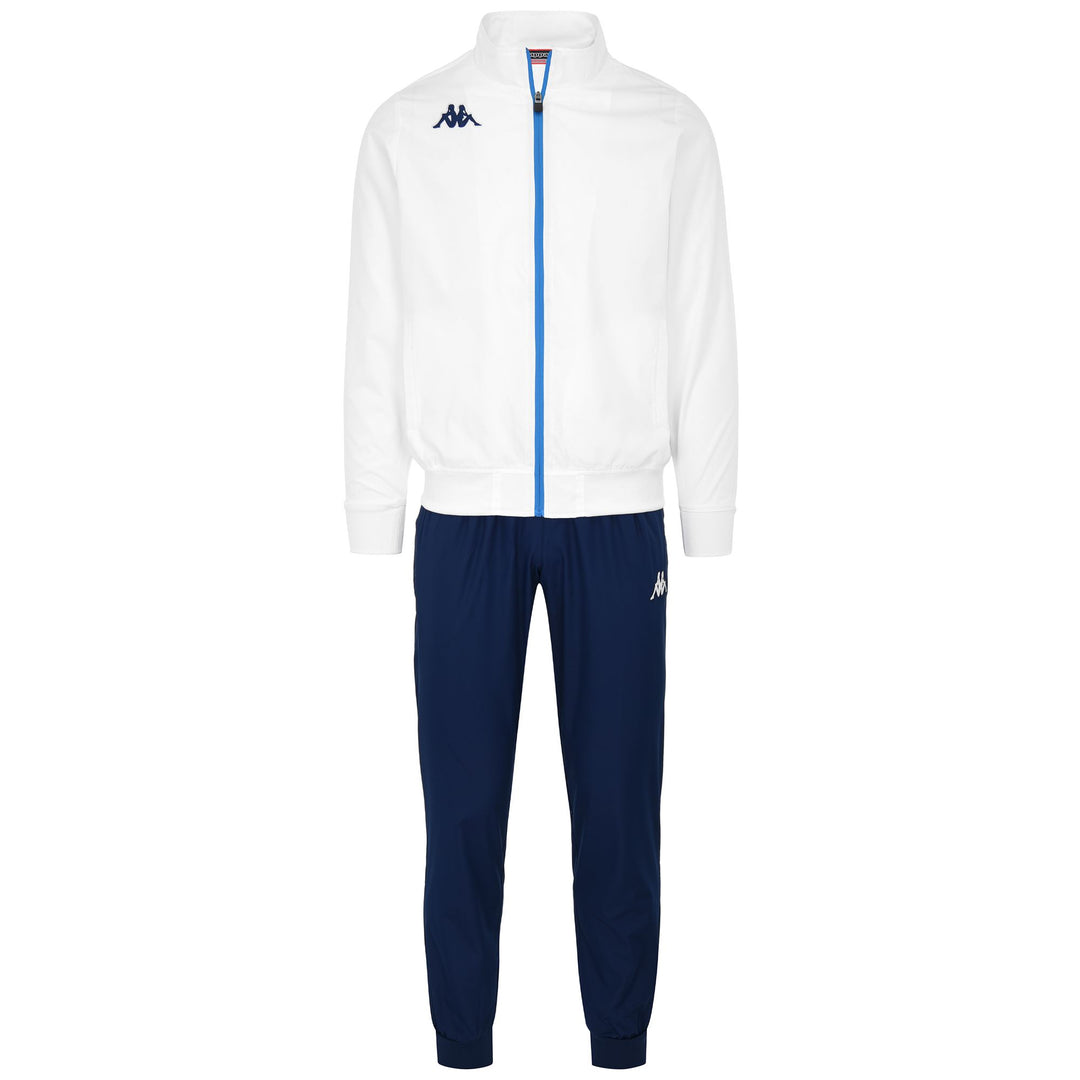 Sport Suits Man KAPPA4FOOTBALL NASTECO TRACKSUIT WHITE-BLUE DEPTHS-AZURE Photo (jpg Rgb)			