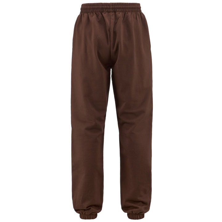 Pants Man AUTHENTIC GIOVA ORGANIC Sport Trousers BROWN LT TOBACCO Dressed Side (jpg Rgb)		