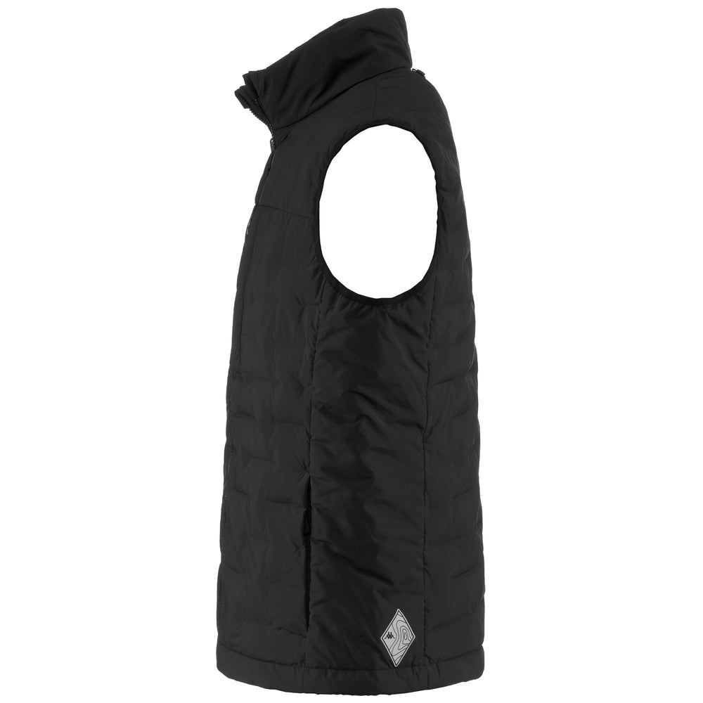 Jackets Unisex HYROVEST Vest BLACK PURE - BLACK Dressed Front (jpg Rgb)	