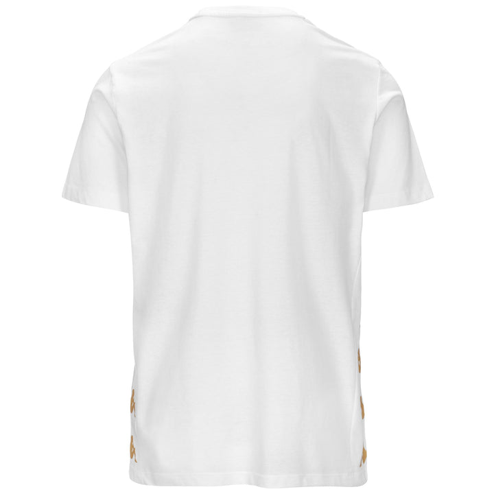 T-ShirtsTop Man KAPPA4FOOTBALL GIOVO T-Shirt WHITE Dressed Side (jpg Rgb)		