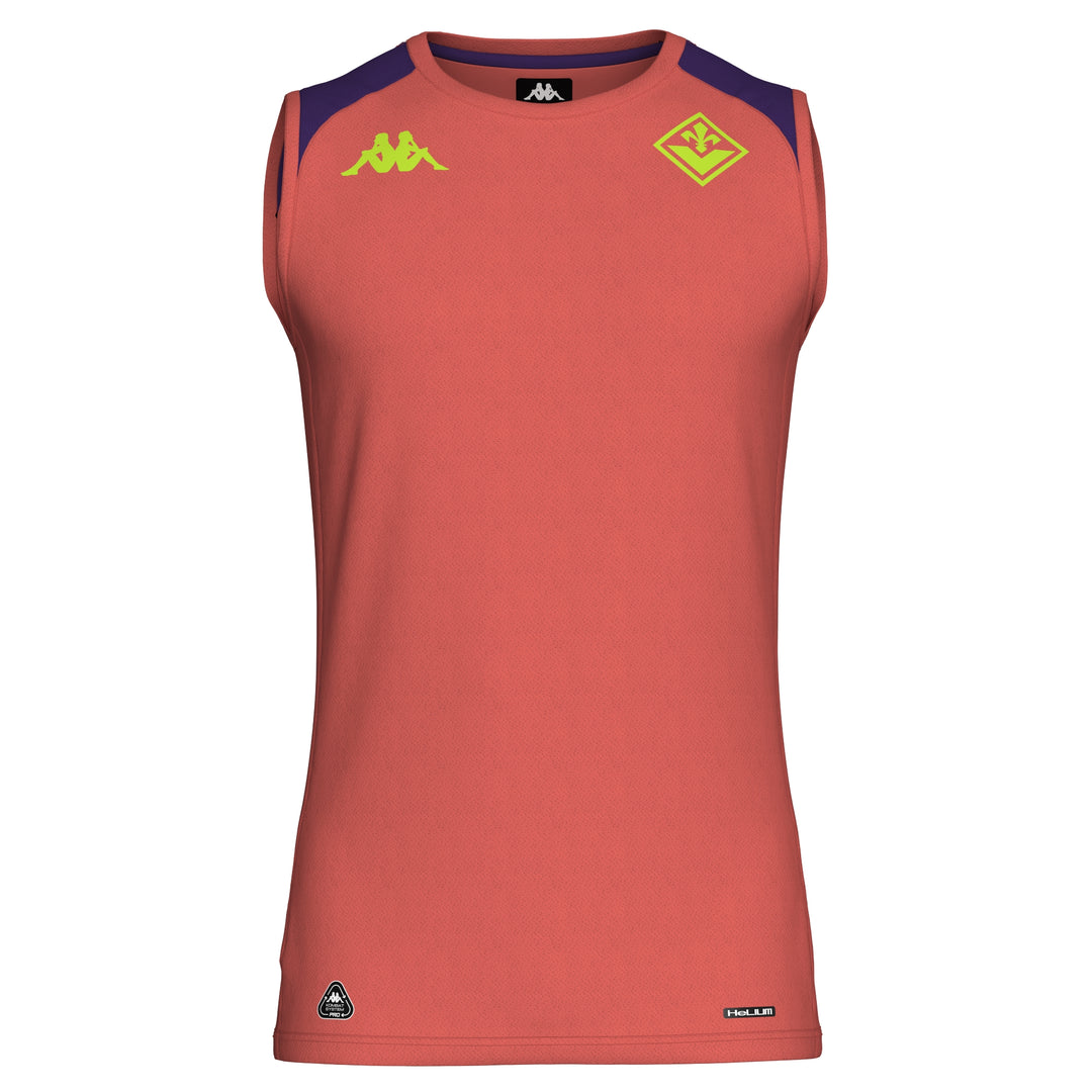 Canotta da allenamento da uomo rossa slim fit ACF Fiorentina 01