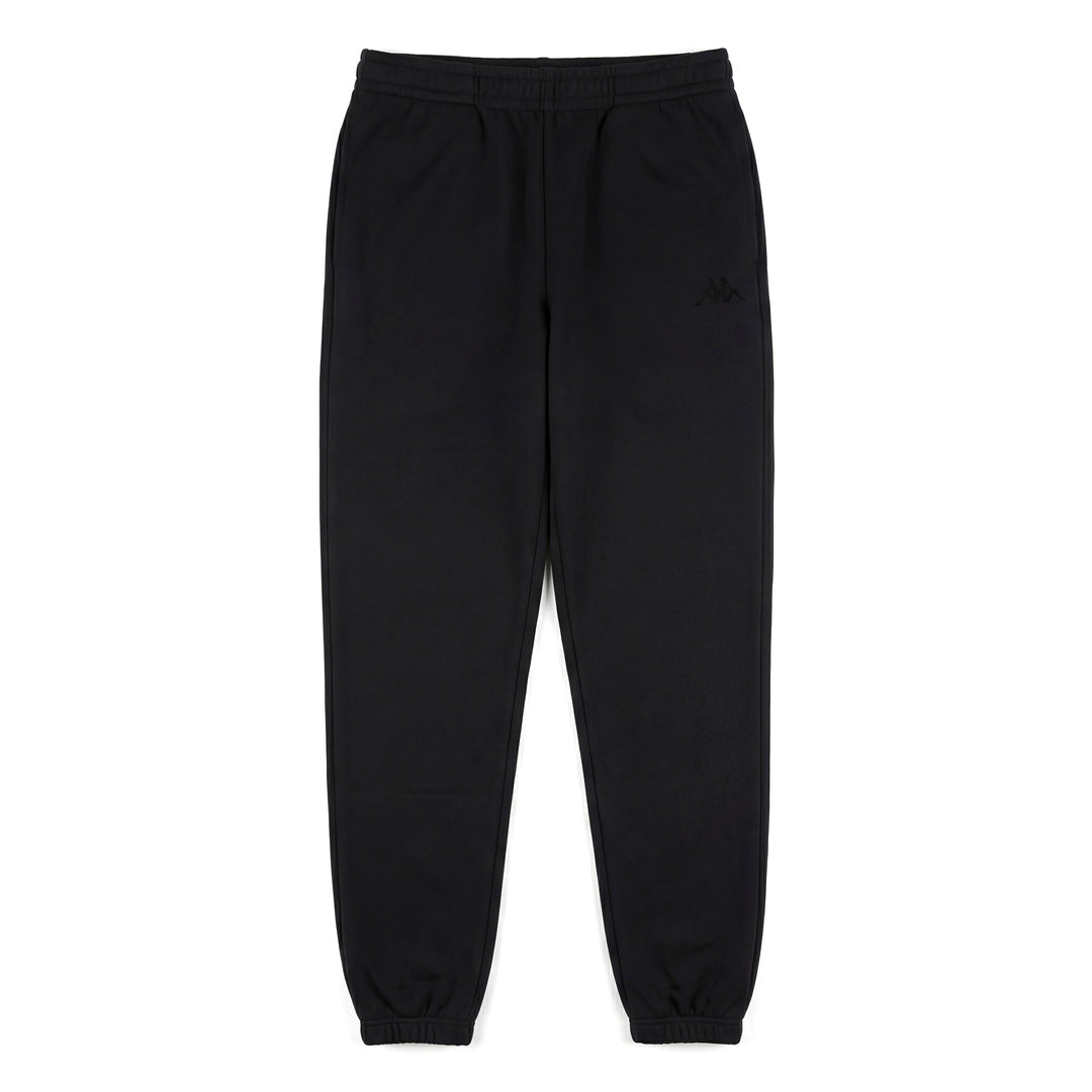Black Men's Regular Fit Training Pants in Interlock Fabric main
