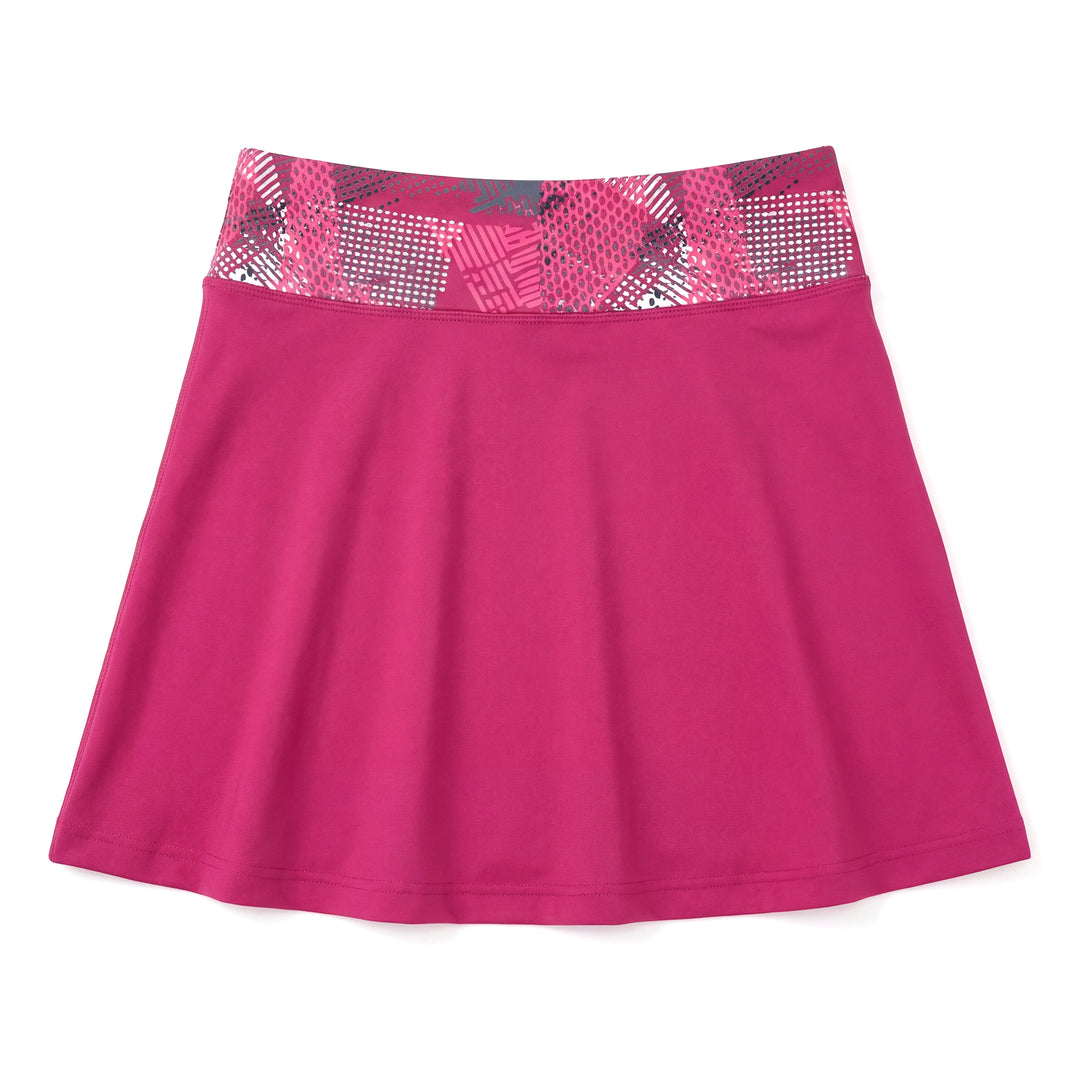 Violet Women's Slim Fit Padel Skirt with Inner Stretch Shorts main