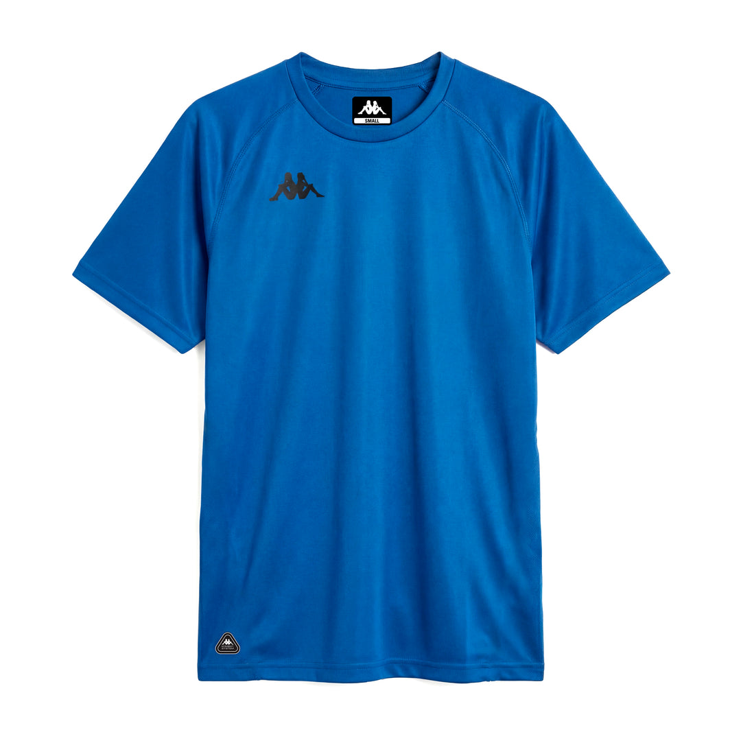 Camiseta técnica de entrenamiento azul para mujer corte regular main