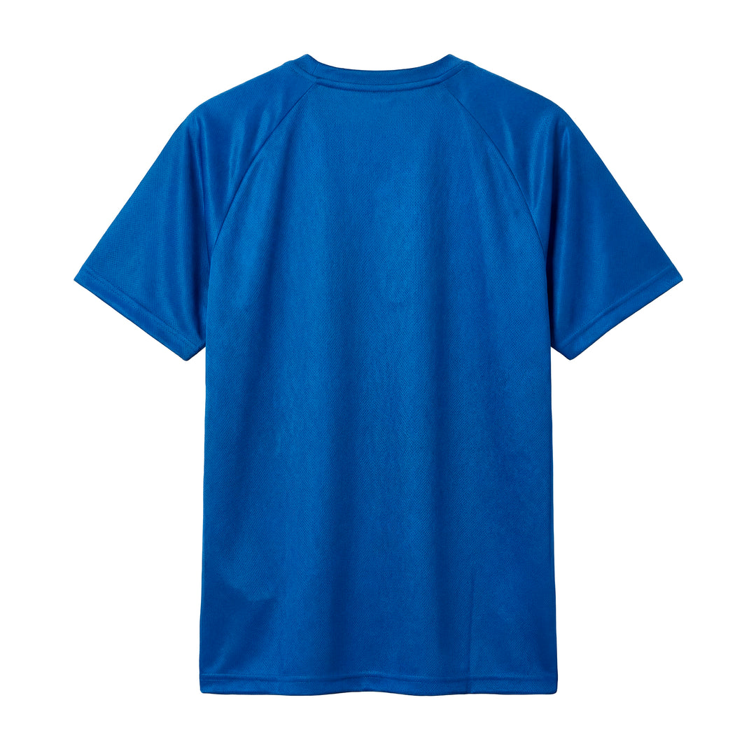 Camiseta técnica de entrenamiento azul para mujer corte regular main