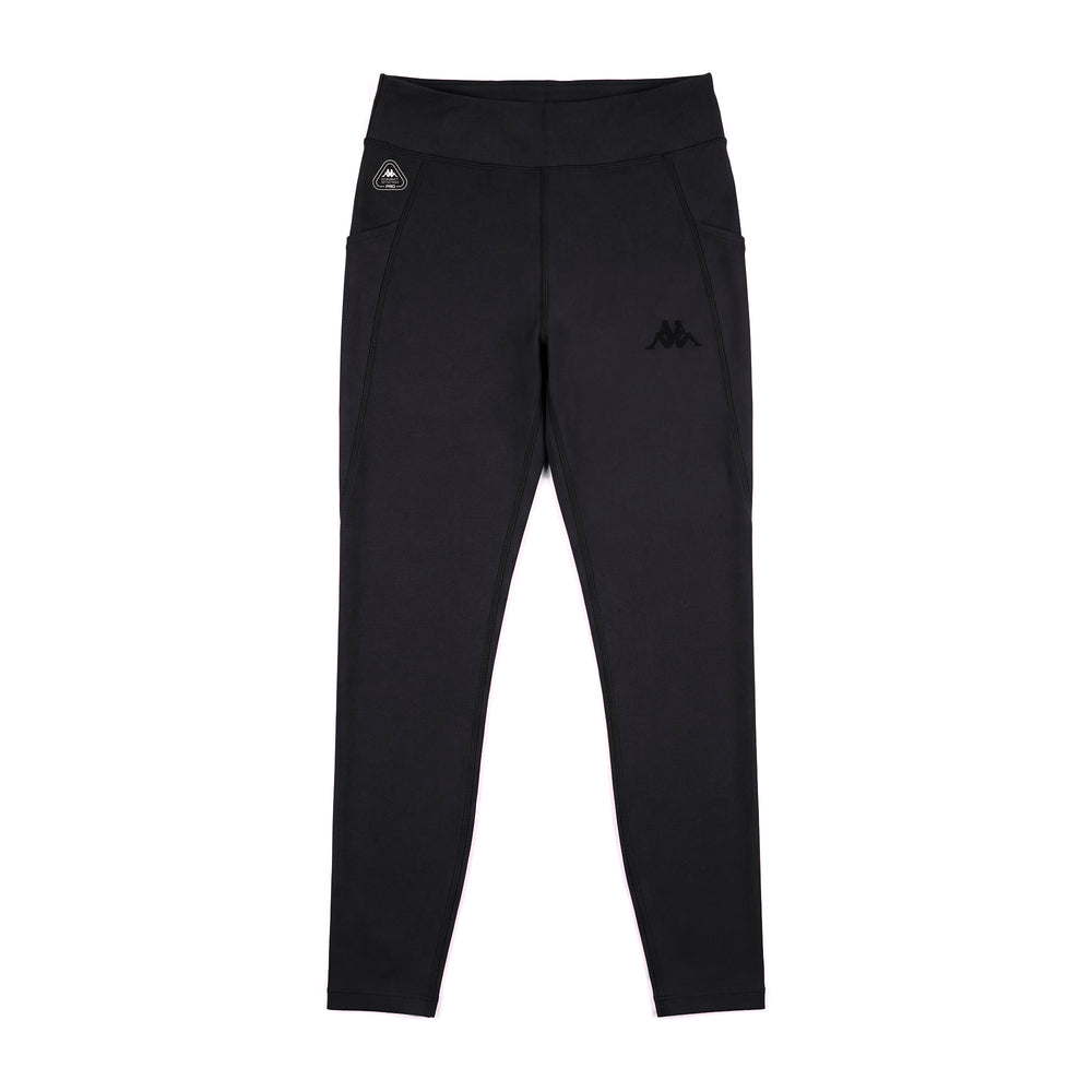 Black Women's Stretch Jersey Skin Fit Sports Trousers 02
