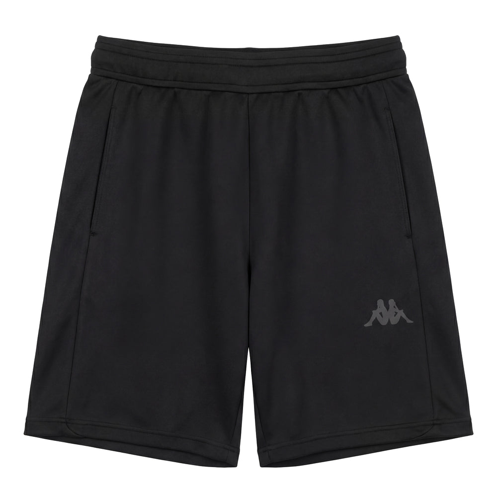 Short d'entraînement technique noir pour homme, coupe classique 02