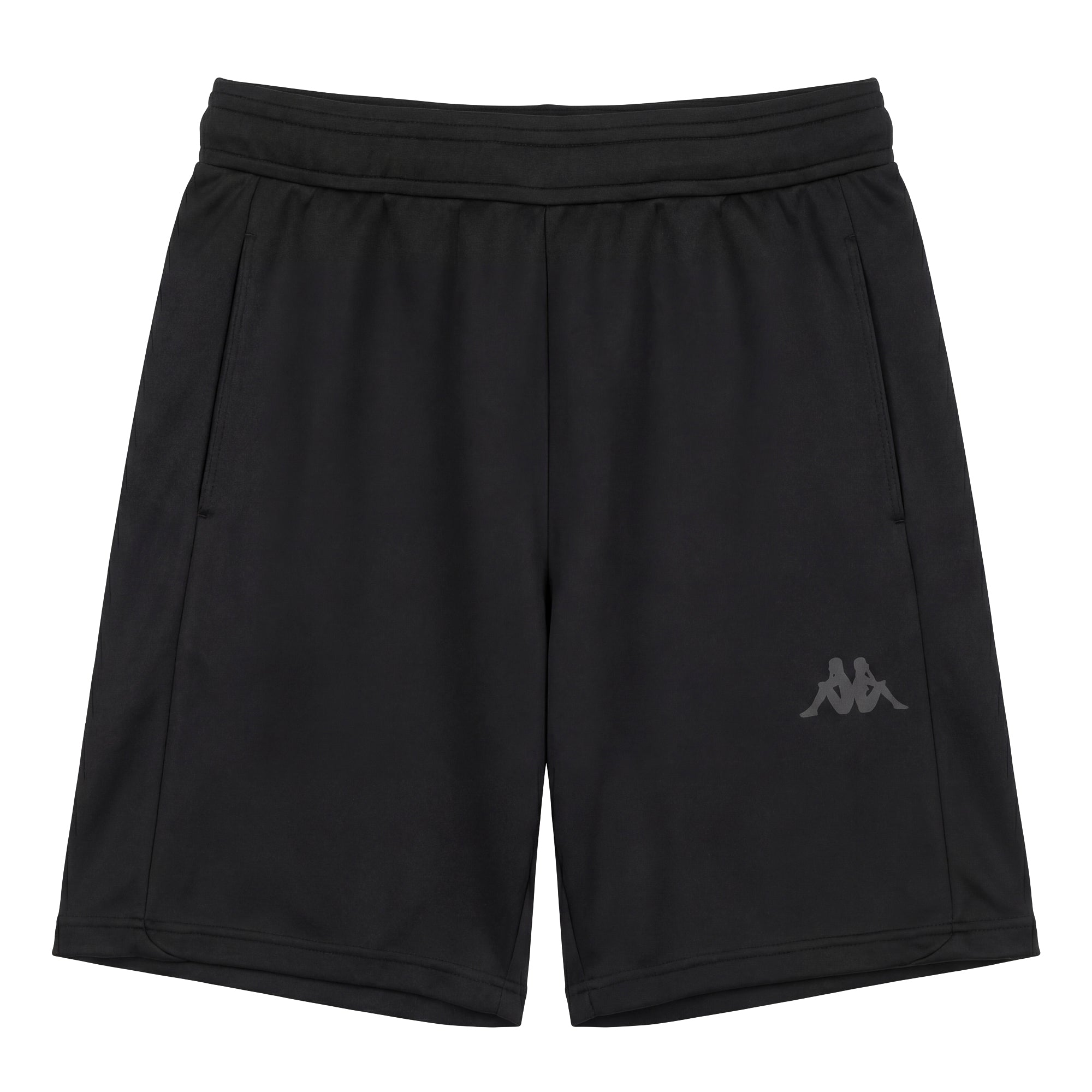 Black Men's Technical Jersey Sports Shorts with Elasticated Waist