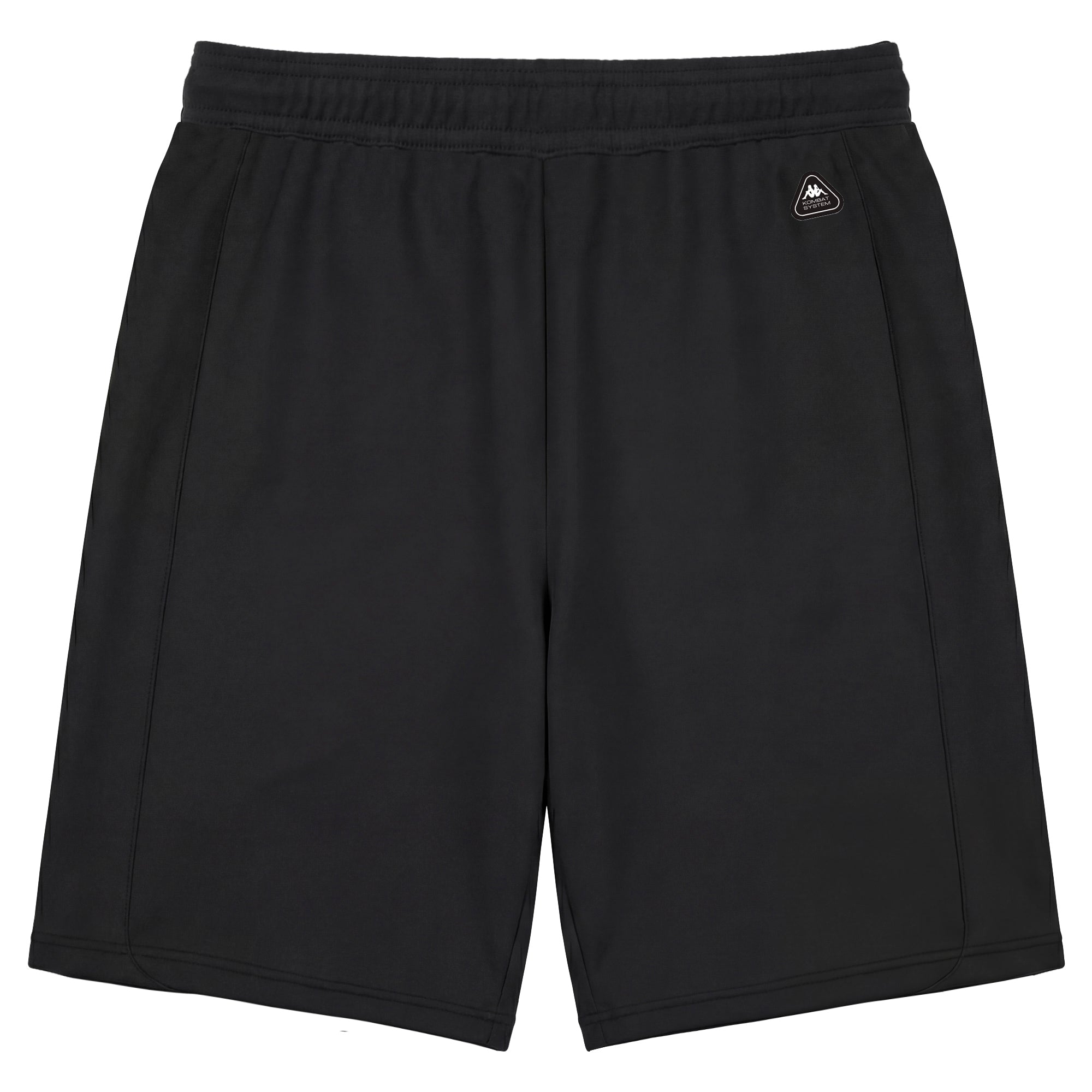 Black Men's Technical Jersey Sports Shorts with Elasticated Waist