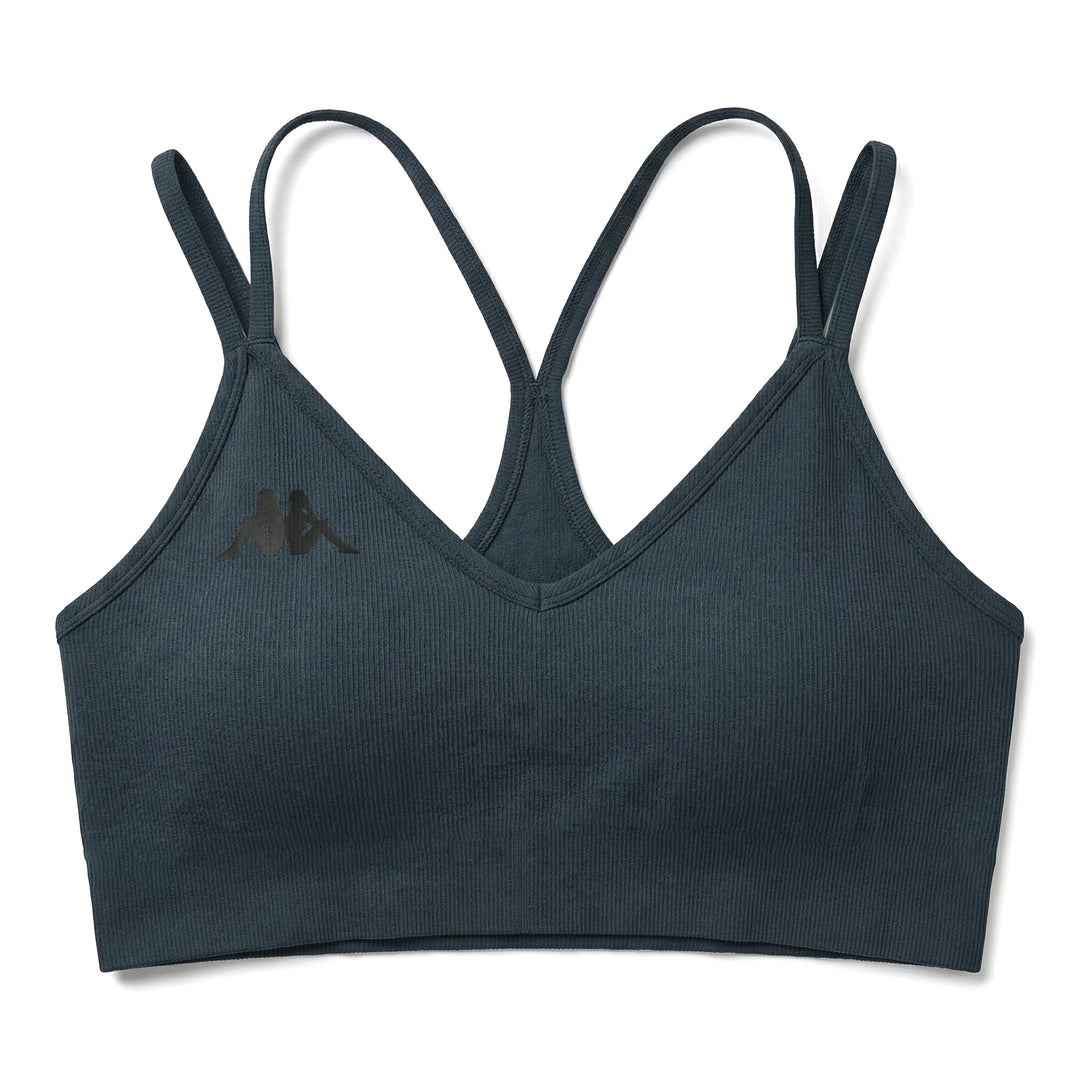 Top de entrenamiento sin costuras Skin Fit azul para mujer main