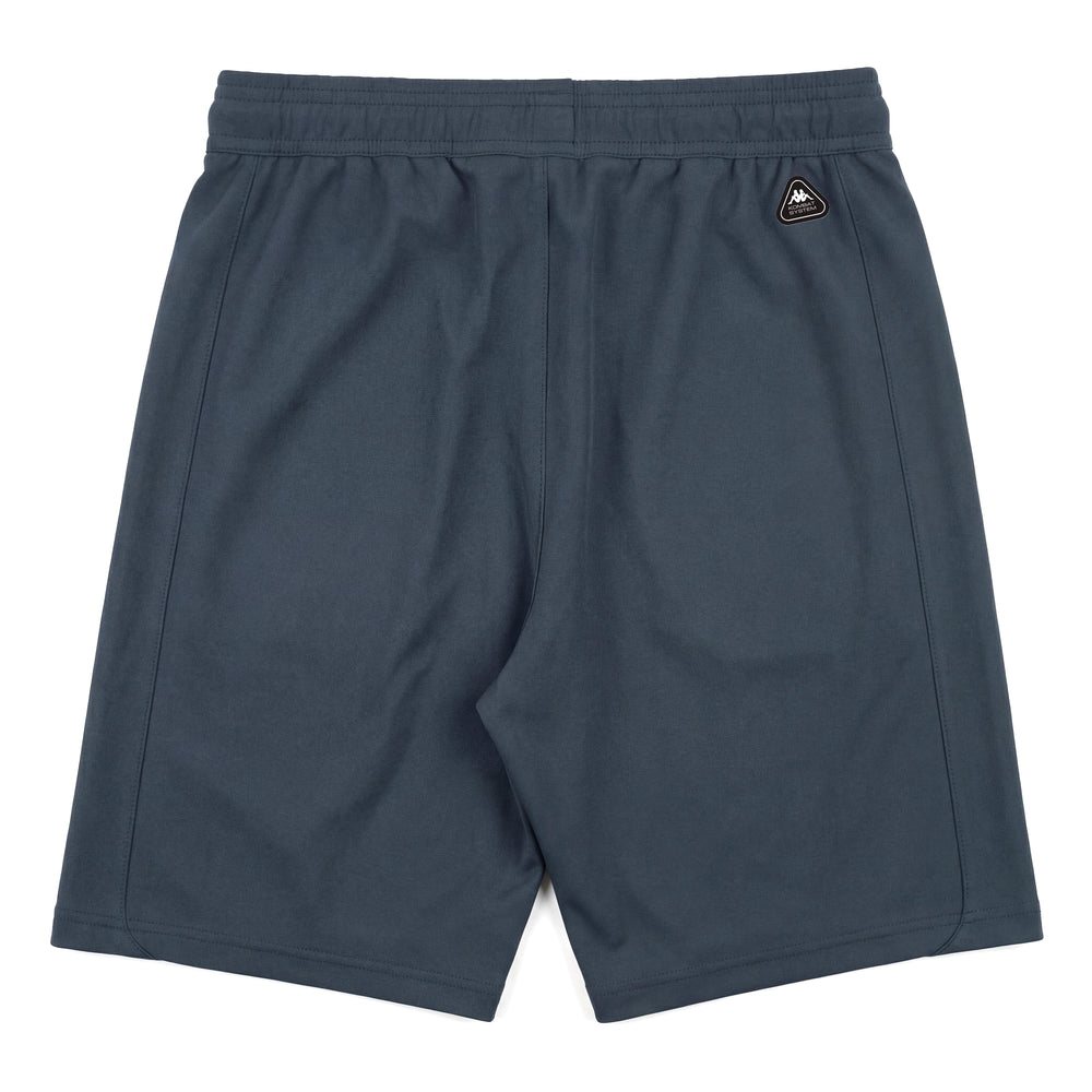 Pantalones cortos deportivos para hombre azules de corte regular en tejido técnico 02
