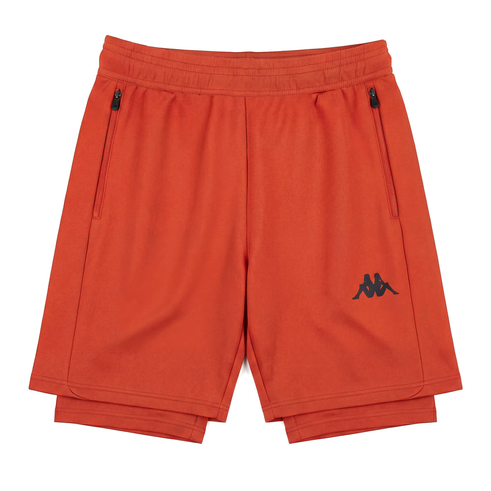 Orange Men's Slim Fit Sportswear Shorts in Woven Stretch Fabric 02