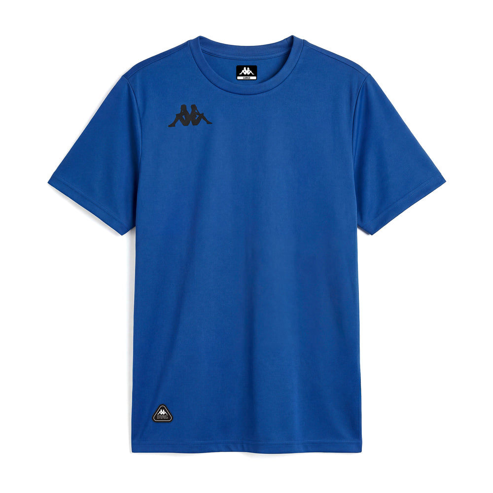 Maillot d'entraînement bleu stretch pour homme, coupe classique 02