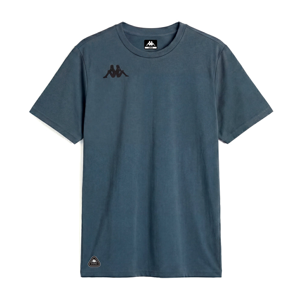 Camiseta de entrenamiento para hombre elástica de corte regular color azul 02