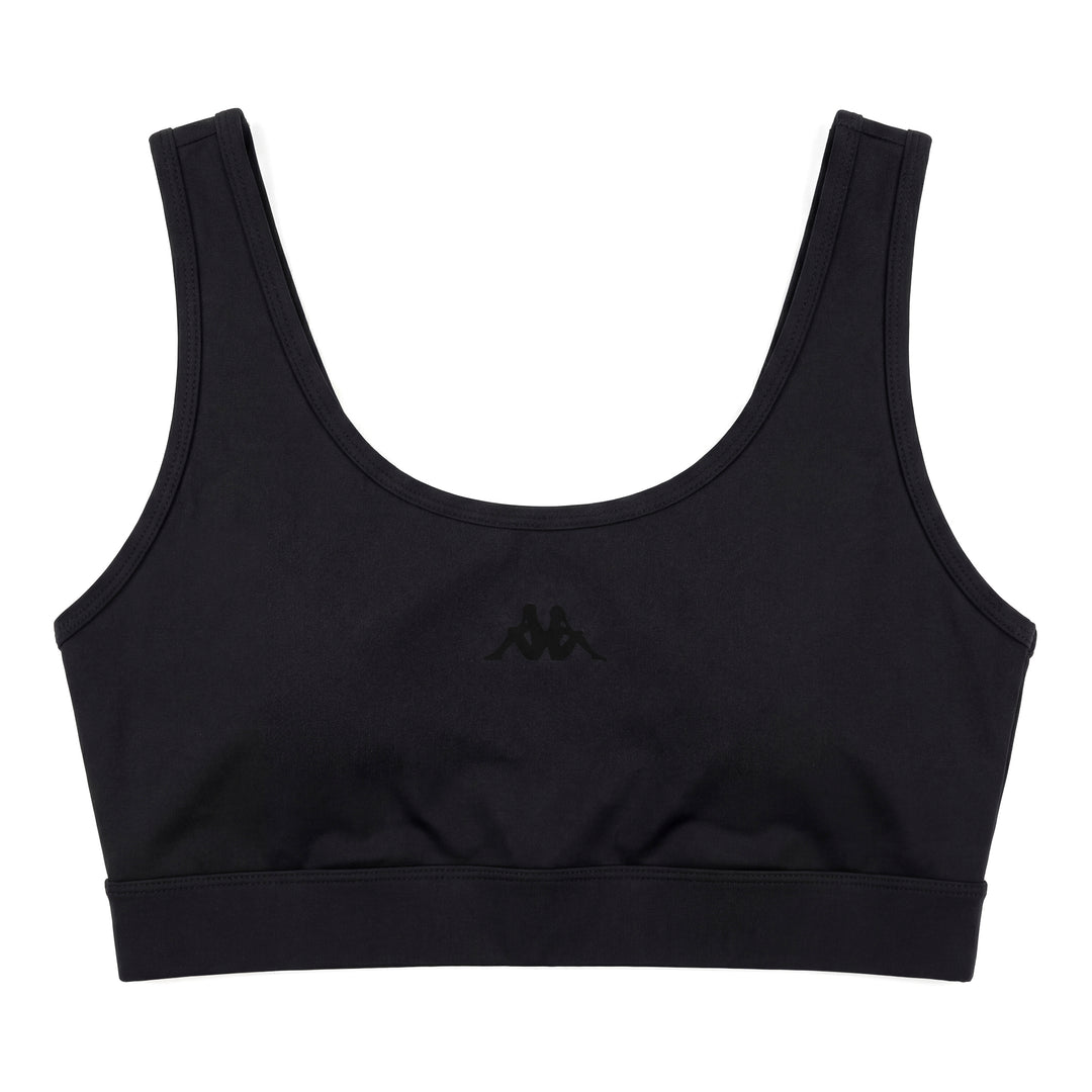 Camiseta de entrenamiento Skin Fit negra para mujer en jersey elástico 01