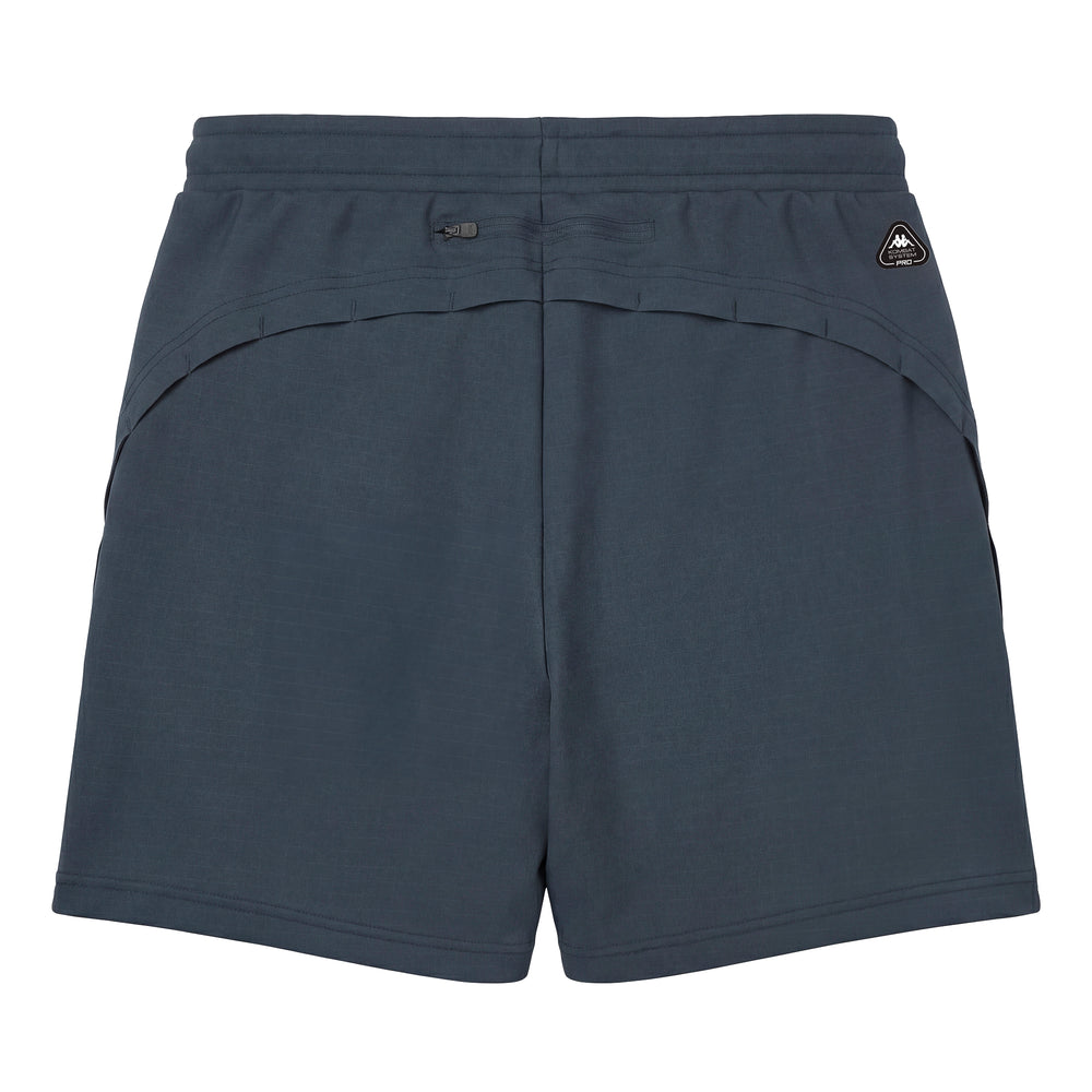 Pantalones cortos de running azules para hombre de corte regular con calzoncillos interiores de malla 02