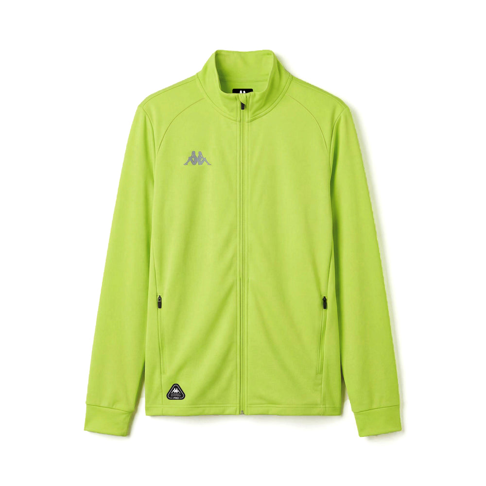 Green Men's Slim Fit Functional Running Fleece Hoodie 02