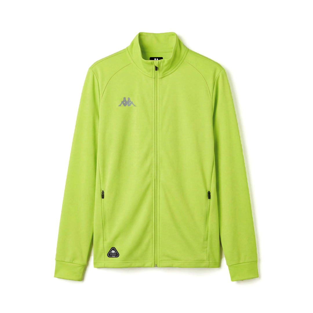 Green Men's Slim Fit Functional Running Fleece Hoodie main
