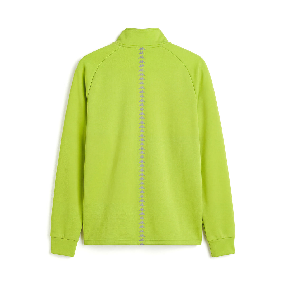 Green Men's Slim Fit Functional Running Fleece Hoodie main
