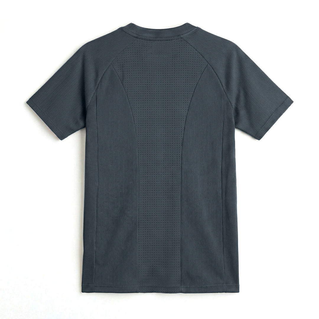Blue Men's Regular Fit Seamless Training T-Shirt main