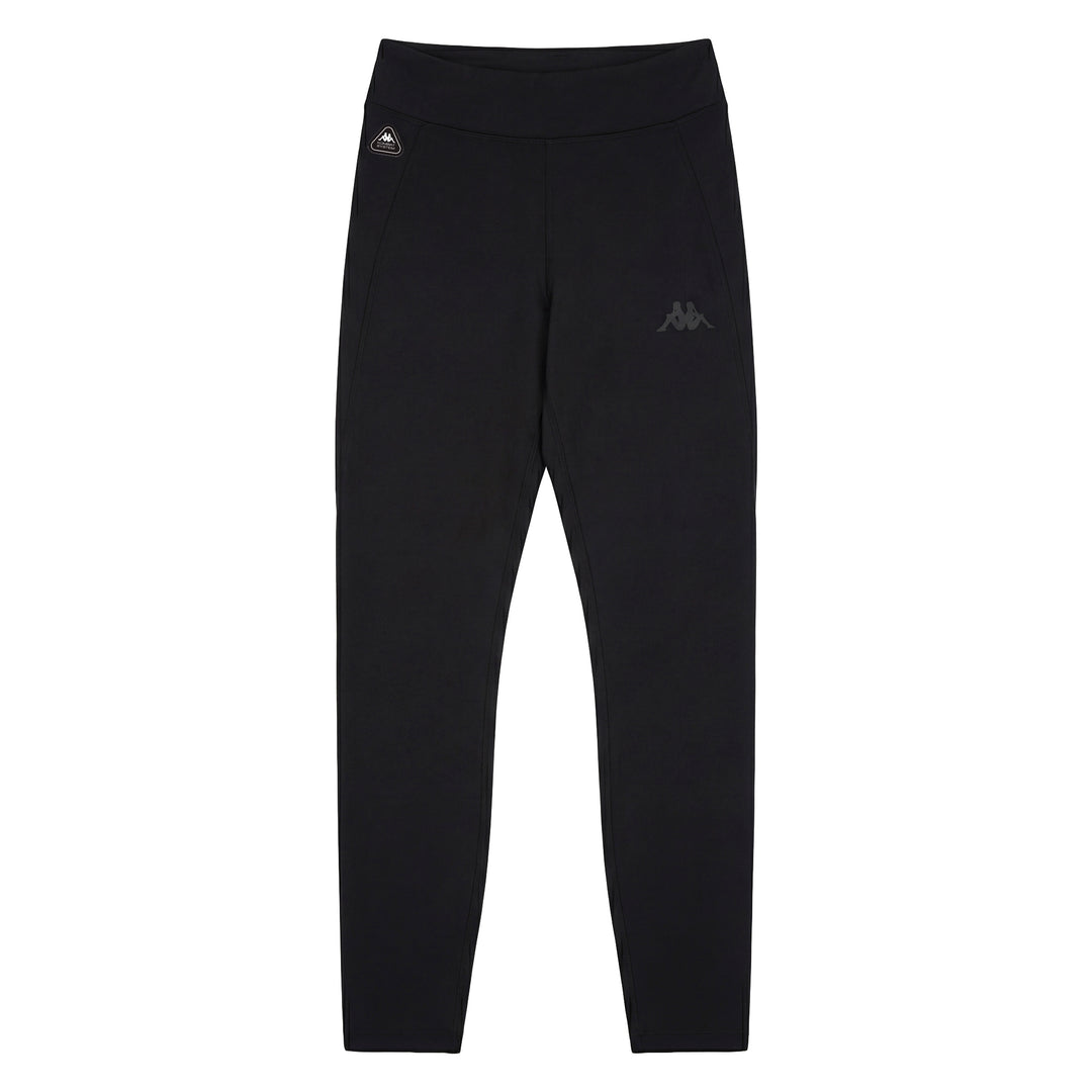 Pantalones deportivos ajustados elásticos para mujer color negro 01