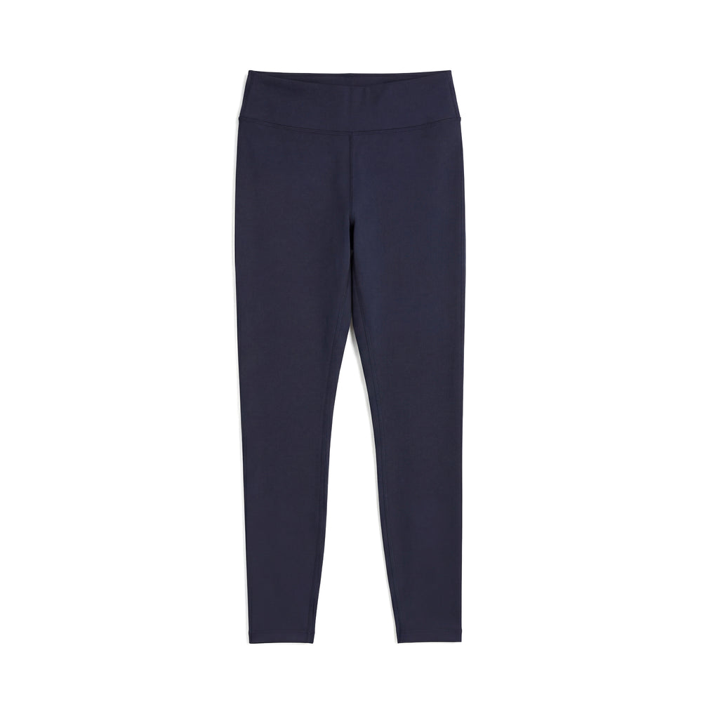 Pantalones de entrenamiento elásticos ajustados al cuerpo para mujer color azul 02