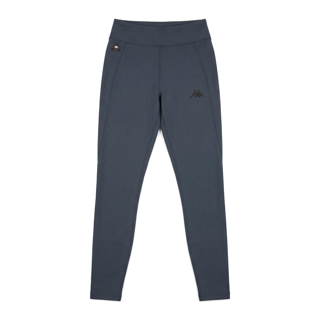 Pantalones de entrenamiento para mujer elásticos ajustados al cuerpo color azul 01