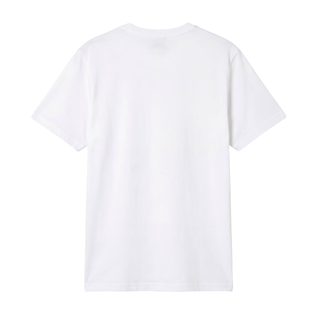 White Men's Regular Fit Stretch T-Shirt for Training main