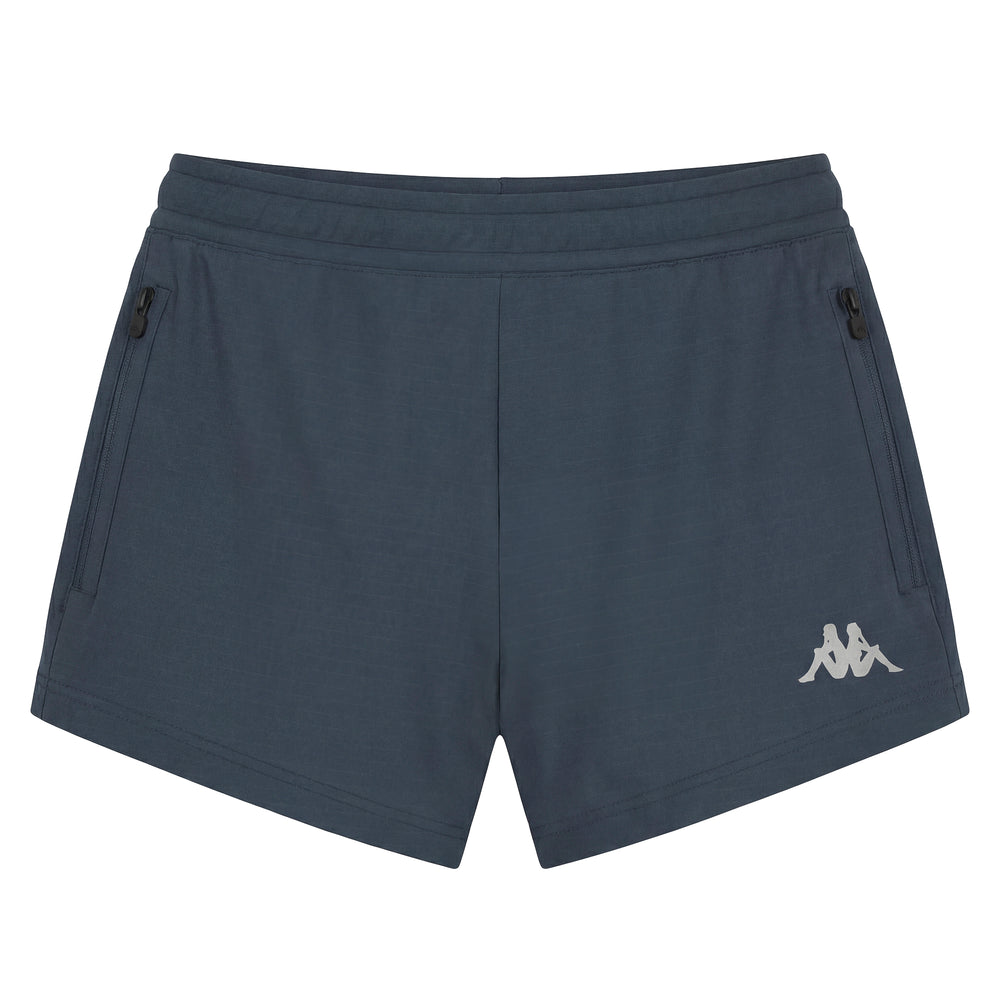 Blue Women's Regular Fit Sport Shorts in Woven Ripstop Fabric 02