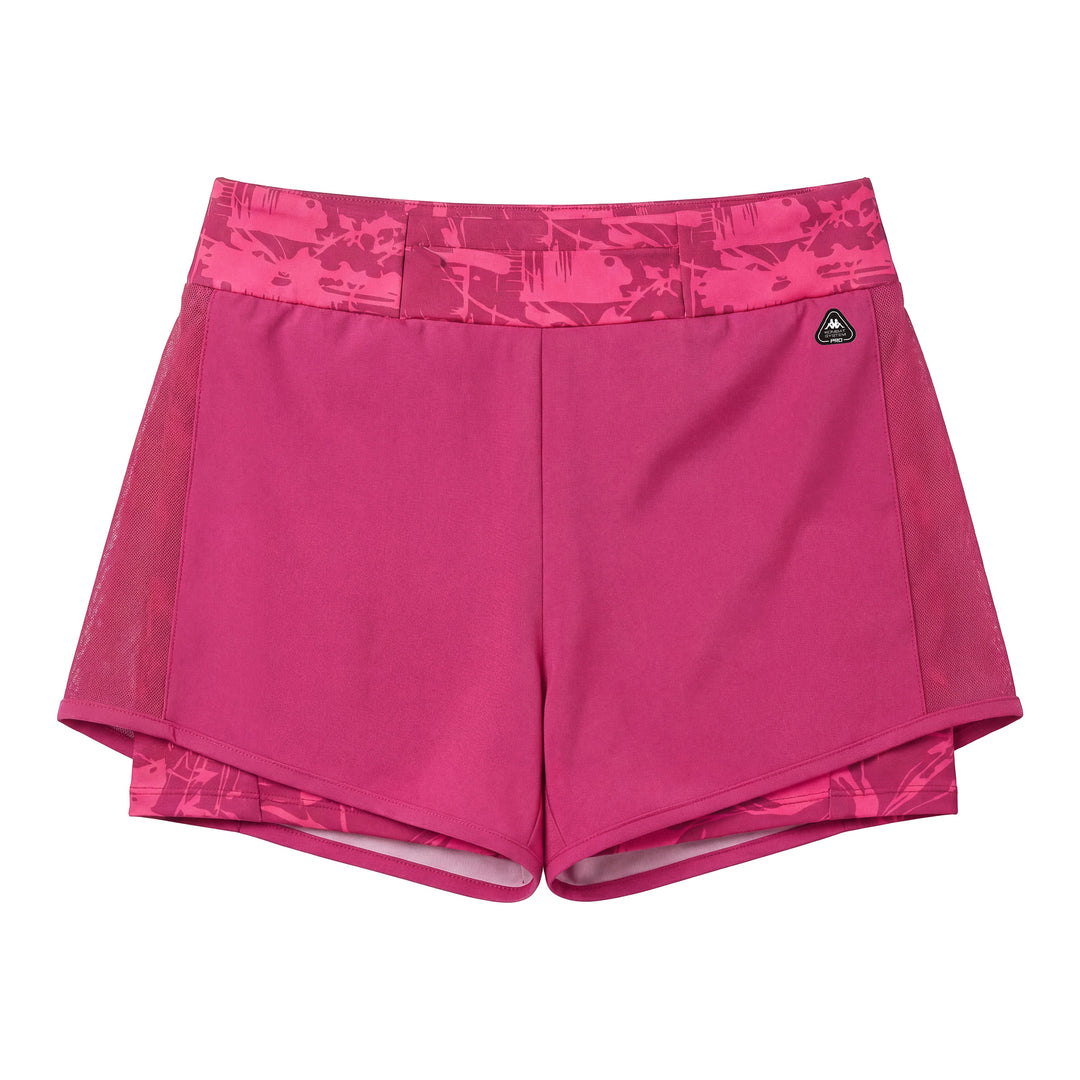 Violet Women's Slim Fit Training Shorts with Mesh Inserts main