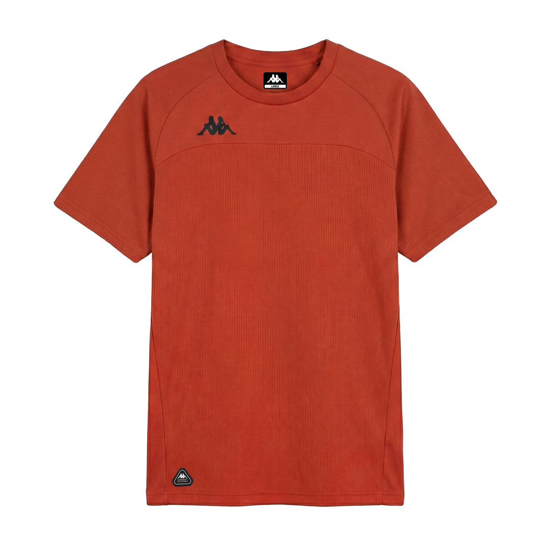 Orange Men's Regular Fit Seamless Training T-Shirt 01