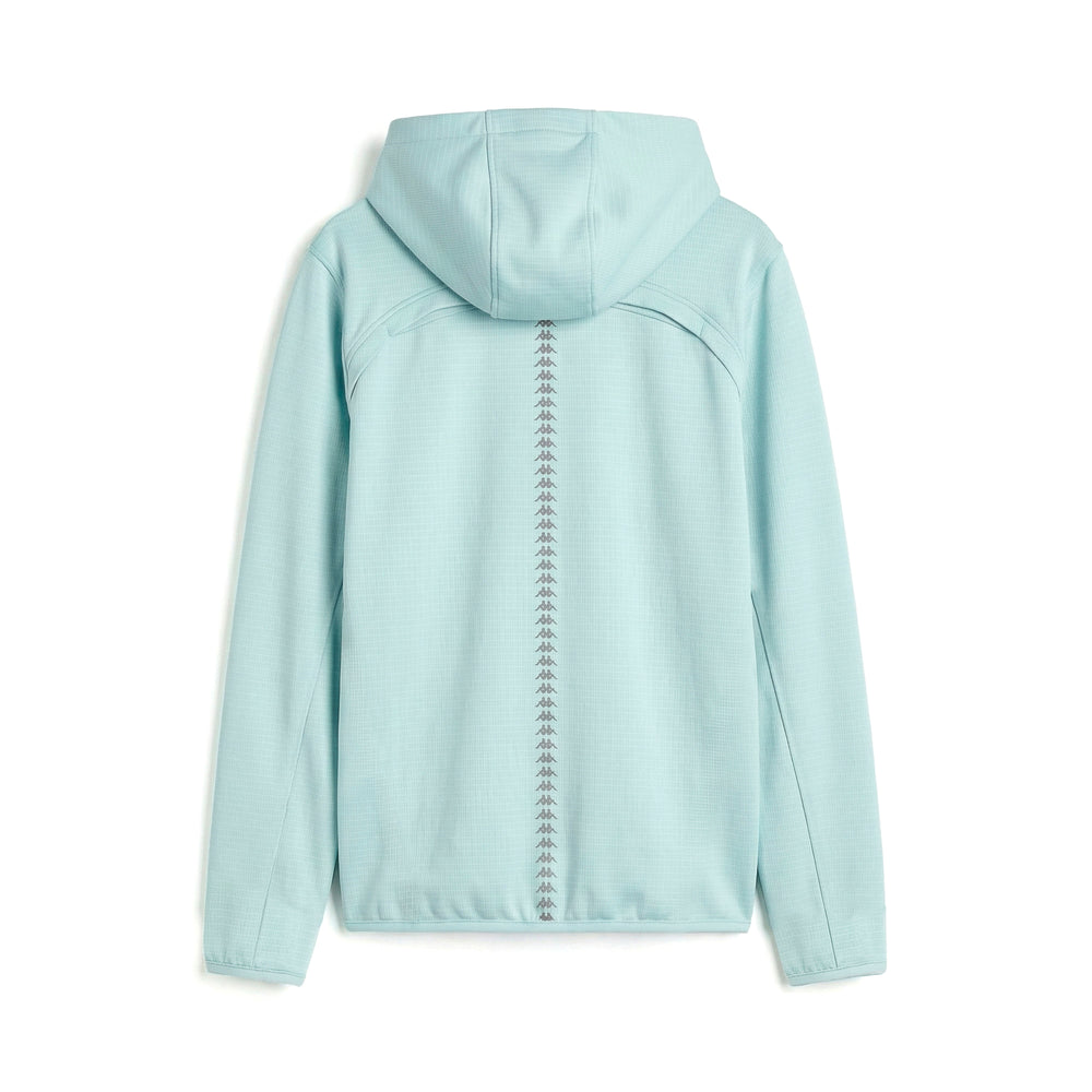 Giacca da corsa blu da donna vestibilità regolare idrorepellente 02