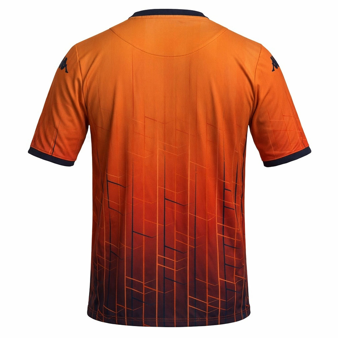 Orange Men's Genoa Fourth Football Slim Fit Short Sleeve Shirt main