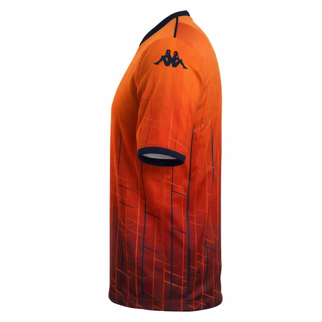 Orange Men's Genoa Fourth Football Slim Fit Short Sleeve Shirt main