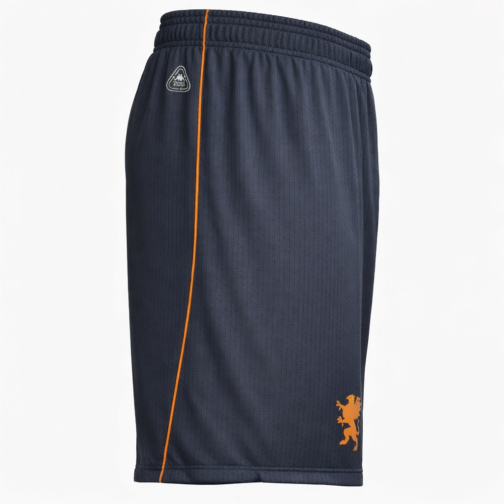 Short de football Genoa bleu pour homme en tissu recyclé main