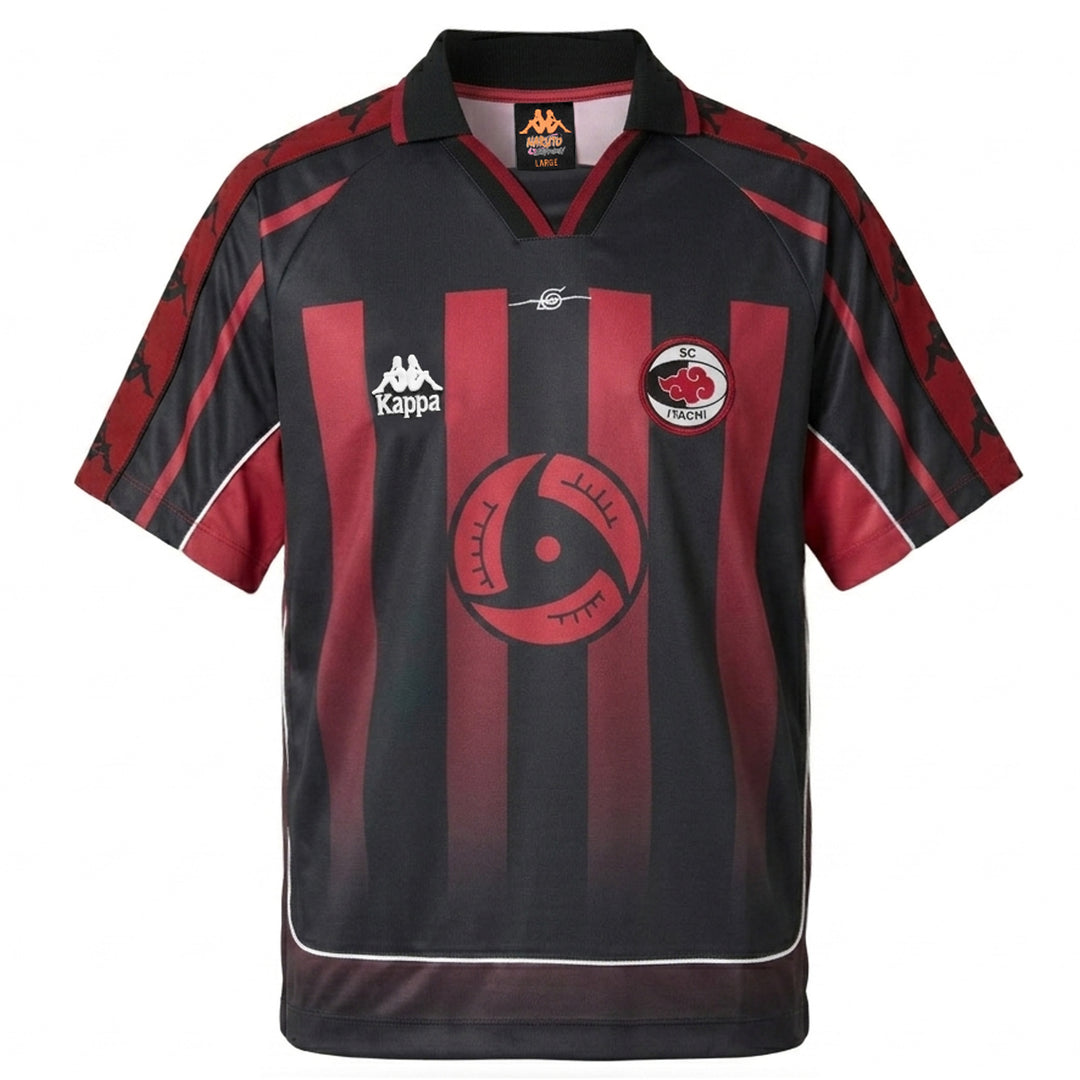 Black and Red Men's Active Jersey T-Shirt with Graphics main