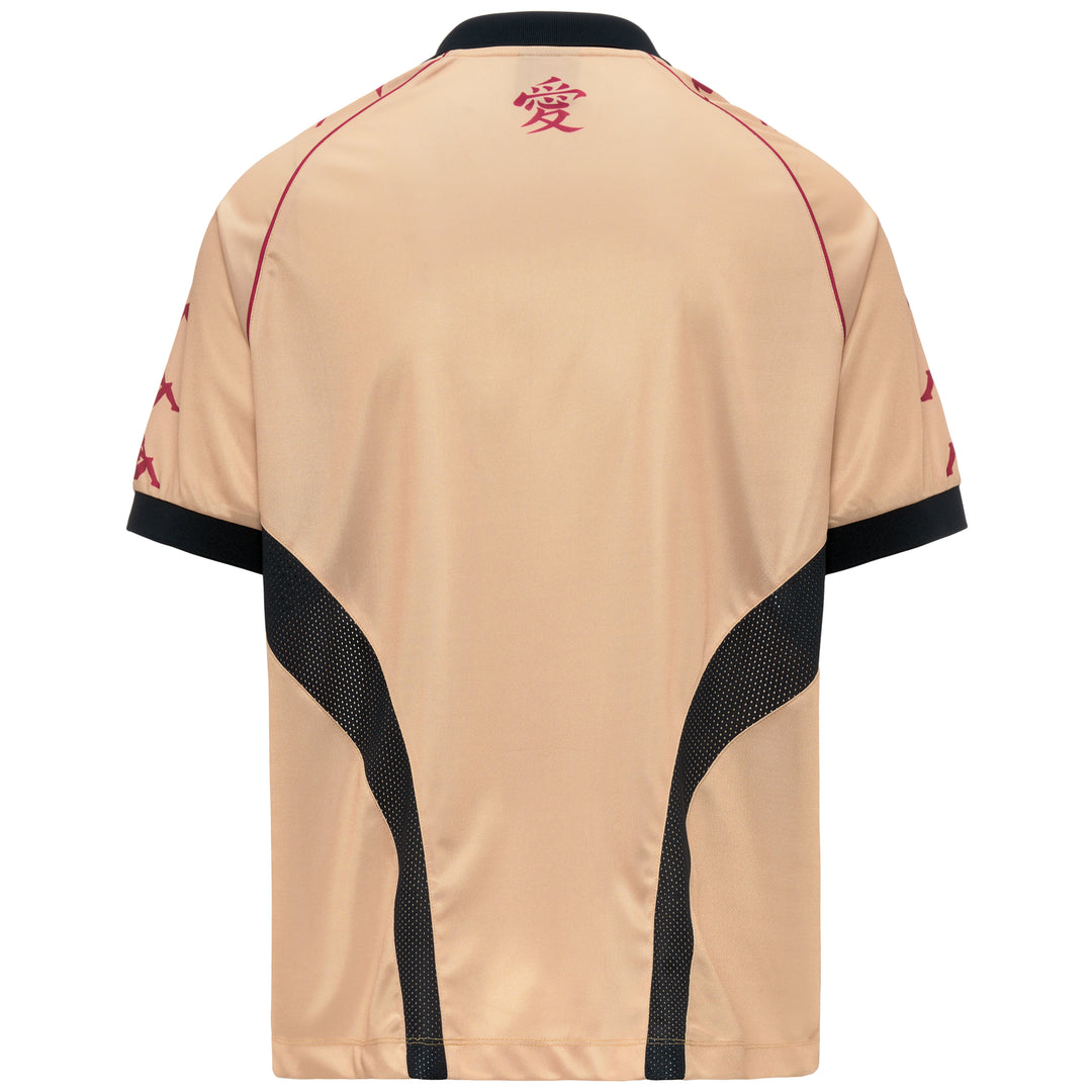 Beige Men's Oversized Active Jersey with Printed Graphics main