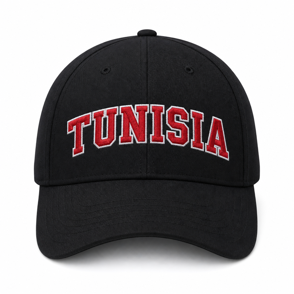 Black Unisex Cotton Cap for Soccer 01