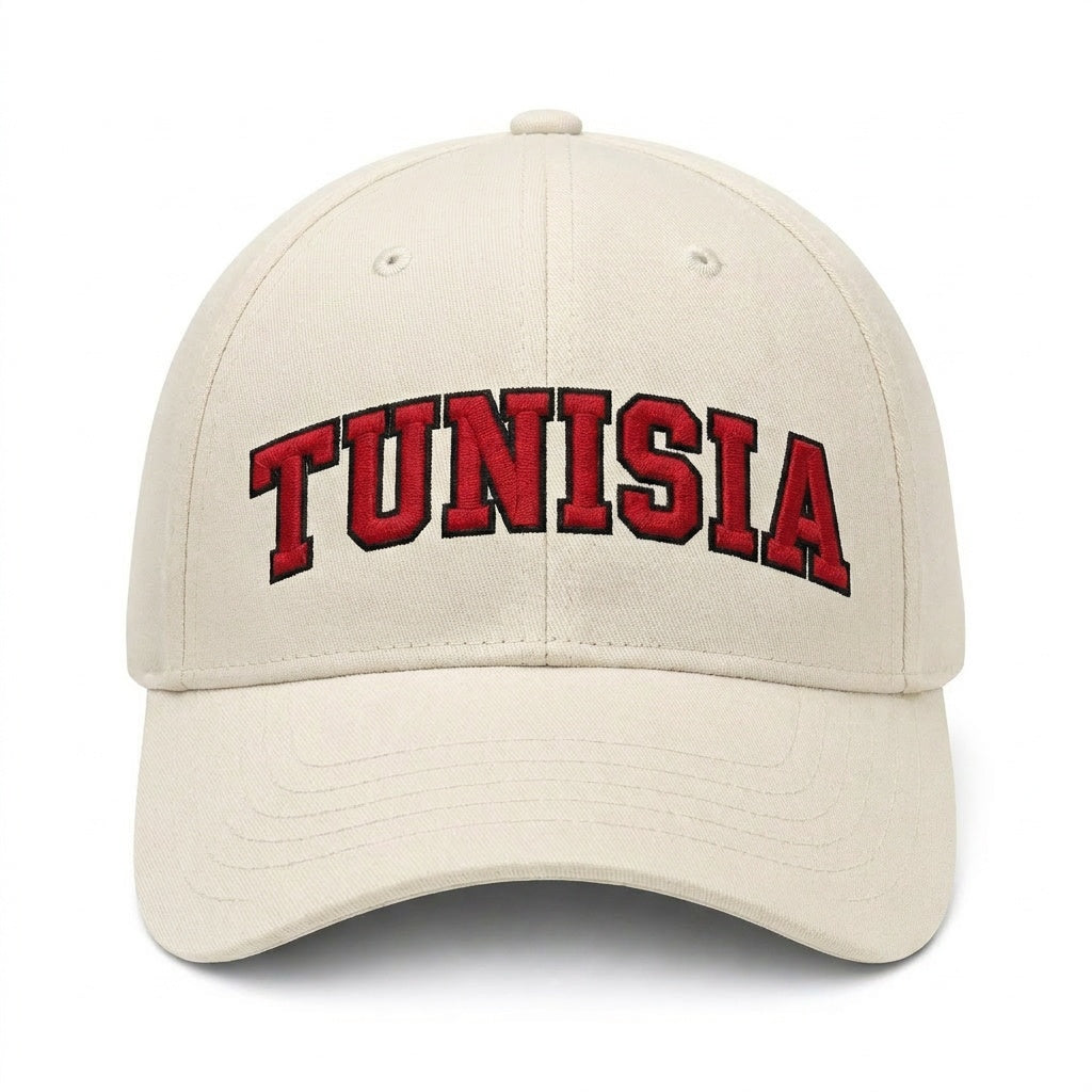 White Unisex Cotton Cap for Soccer 01