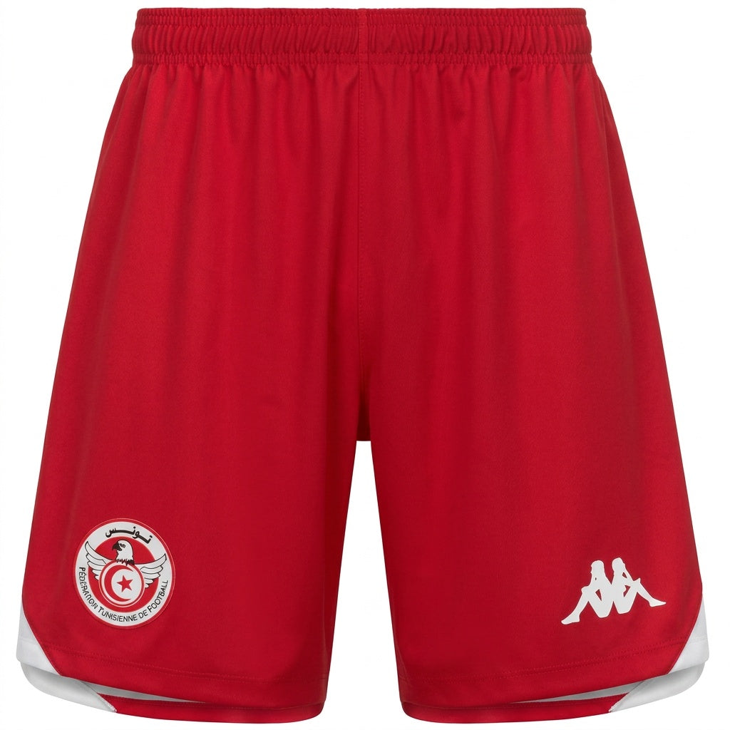 Red Men's Tunisia Football Shorts 01