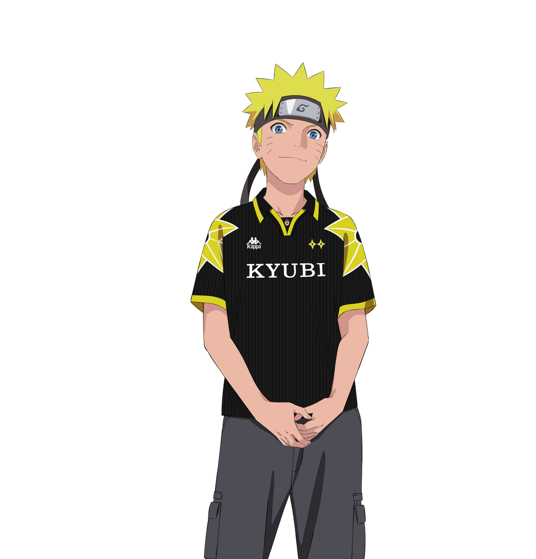 Black and Yellow Mustard Men's Oversized Anime Sportswear T-Shirt main