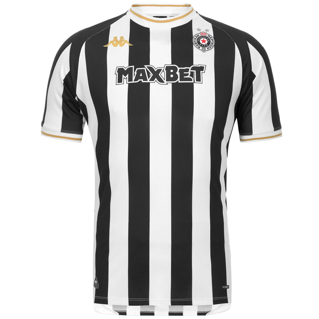 Black and White Men's Recycled Polyester Active Jersey main