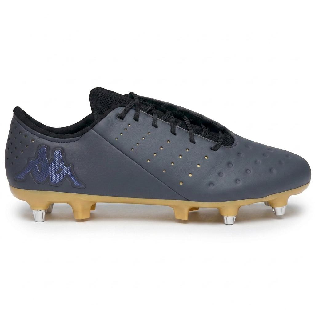 Black Men's Low Cut Soccer Shoes for Soft Grounds main