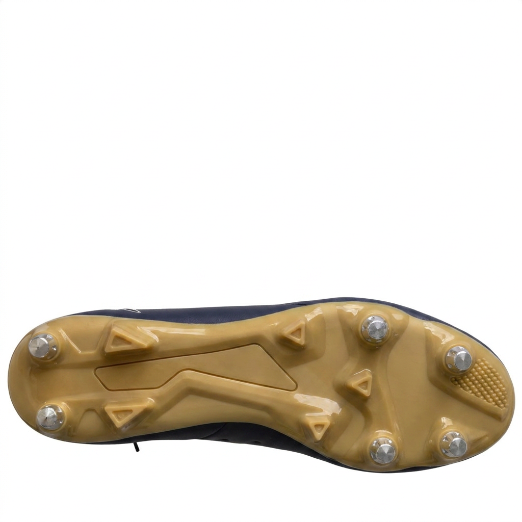 Black Men's Low Cut Soccer Shoes for Soft Grounds main