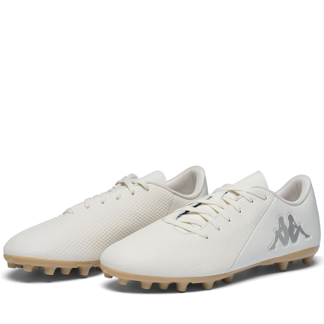 White Boy's Technical Soccer Shoes main
